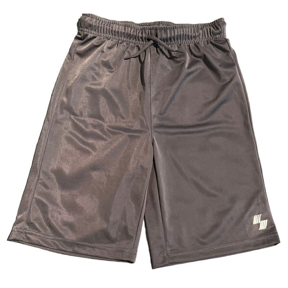 THE Children's Place Sport  Large 10/12 Athletic Short Gray Boys Elastic Waist